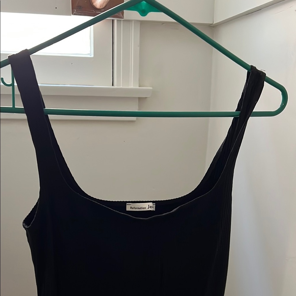Reformation Classic Black Tank Dress